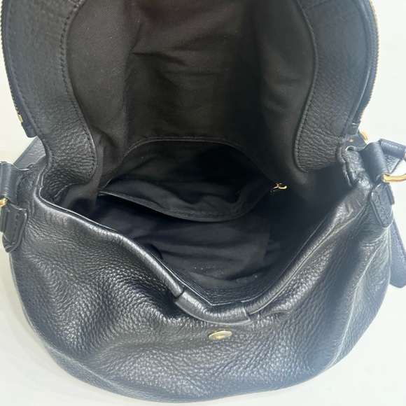 MARC JACOBS NATASHA BLACK CALF LEATHER CROSSBODY BAG - Picture 5 of 7